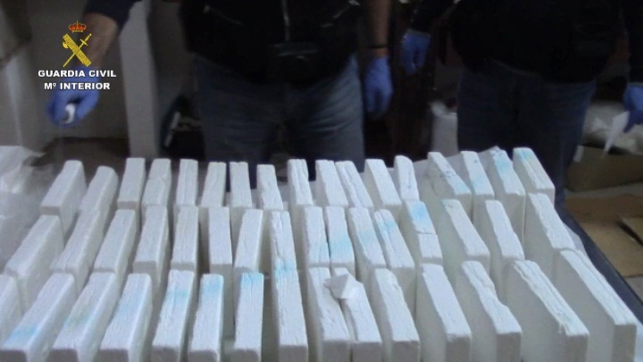 Cocaína intervenida en Serra