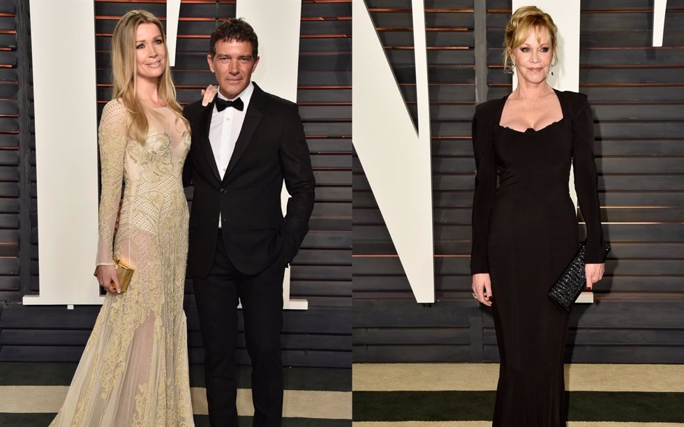 ANTONIO BANDERAS, MELANIE GRIFFITH Y NICOLE KIMPEL/GETTY