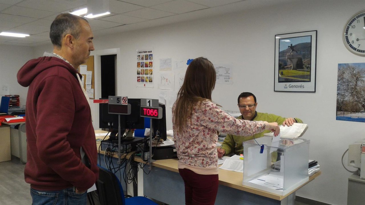 Votación en Xirivella 