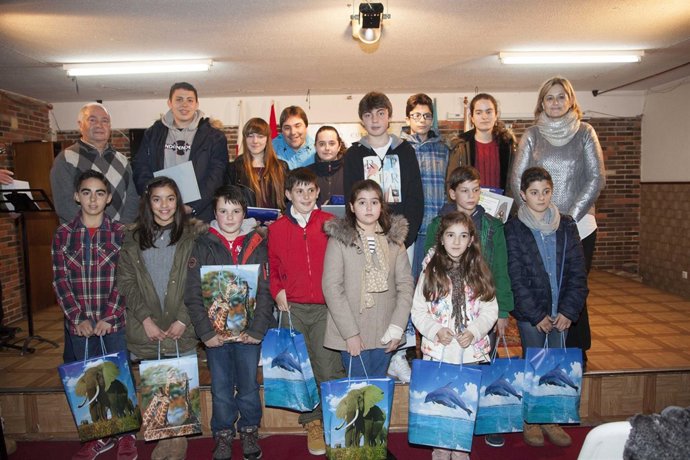 Entrega de premios en el centro cultural Alborada