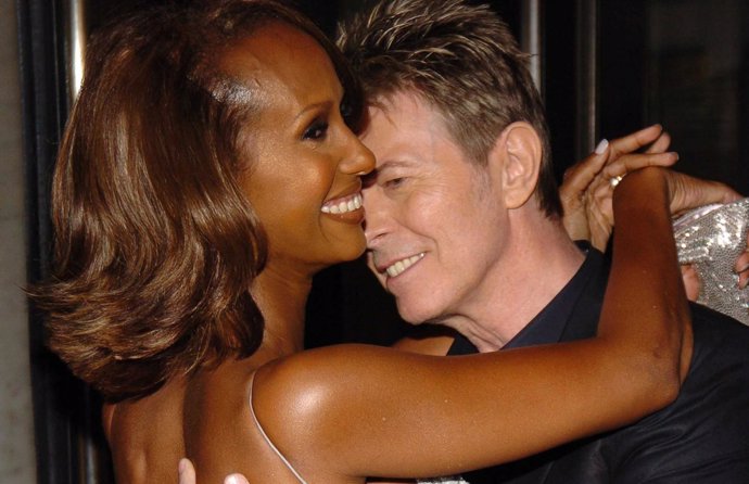 David Bowie, Iman -  June 6, 2005 - The 2005 CFDA Fashion Awards held at The New