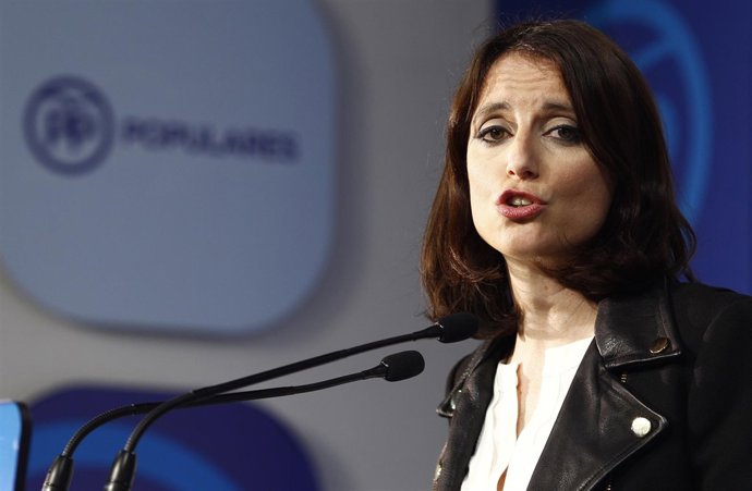 Andrea Levy en rueda de prensa