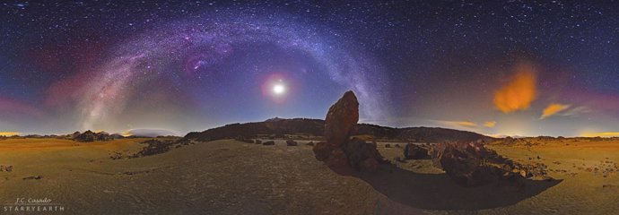 Noche estrellada desde el Parque Nacional del Teide - See more at: http://www.Ia