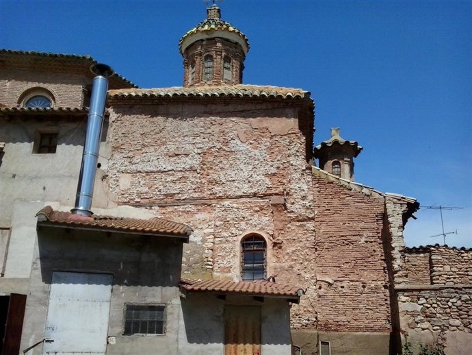 El Ayuntamiento de Longares realizará obras en la fachada noreste de la iglesia
