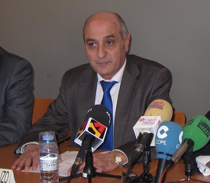 El presidente de CEOE Aragón, Fernando Callizo