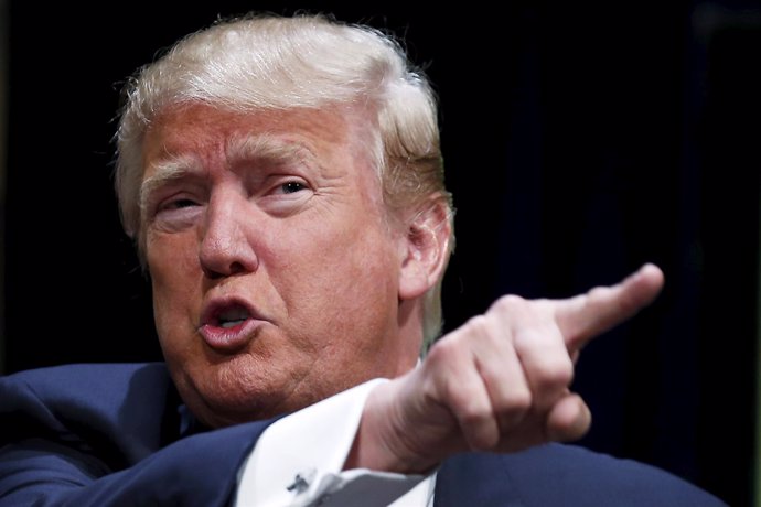 El magnate estadounidense Donald Trump, precandidato republicano