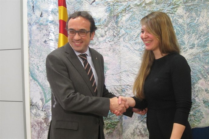 Josep Rull y Janet Sanz