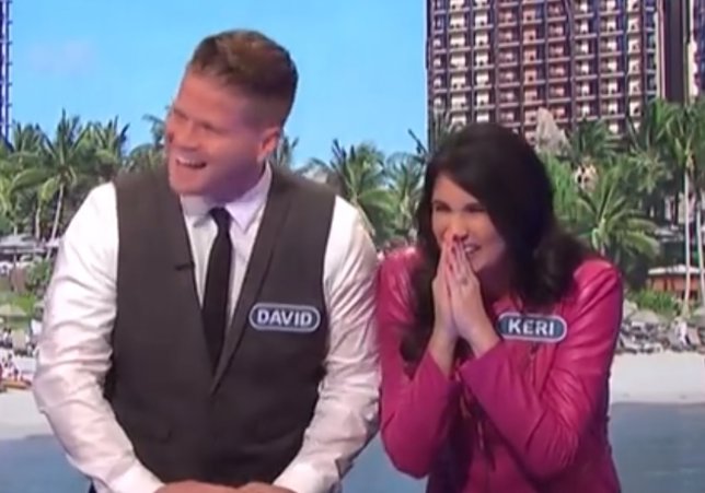 Pareja americanos fallan una pregunta en concurso