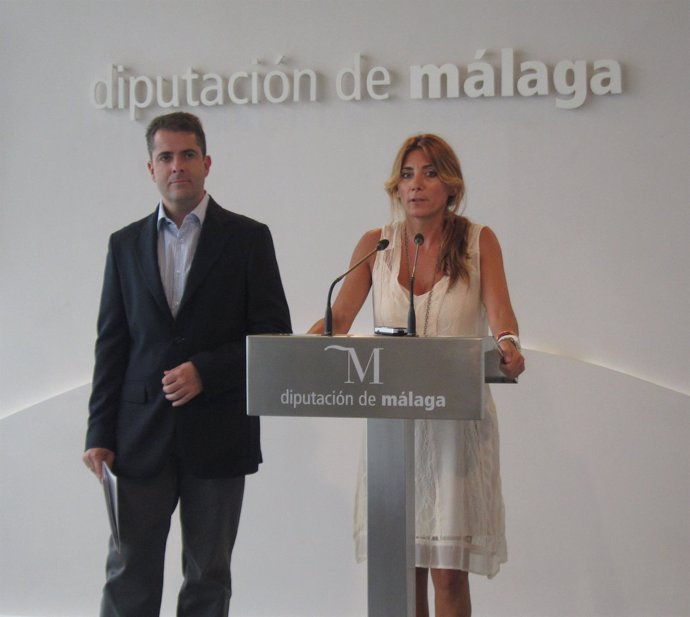 Los diputados provinciales Carlos Conde y Ana Mata
