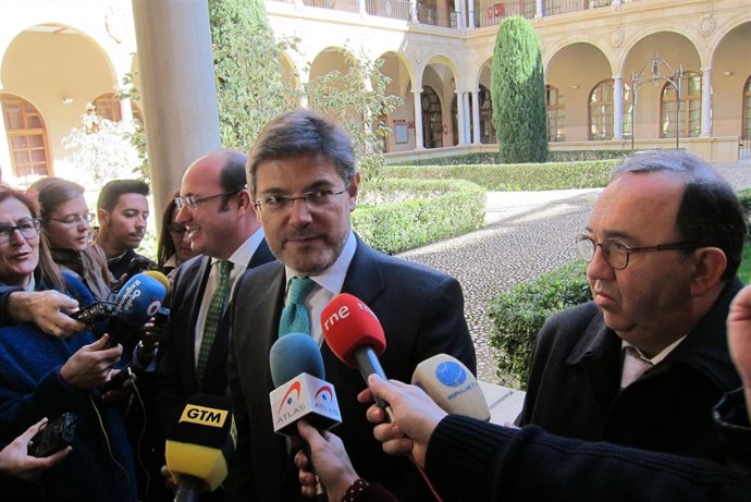 El ministro de Justicia en funciones, Rafael Catalá