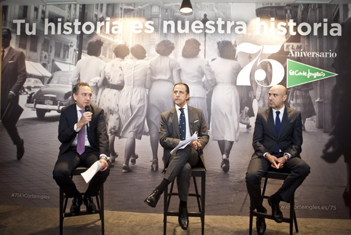 Diego Copado (El Corte Inglés) presentación 75 aniversario