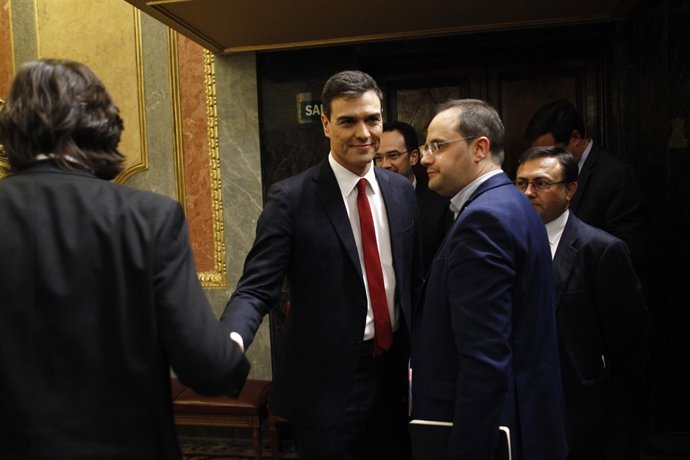 Pedro Sánchez en su discurso de investidura 