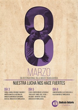 Cartel de actividades de SU