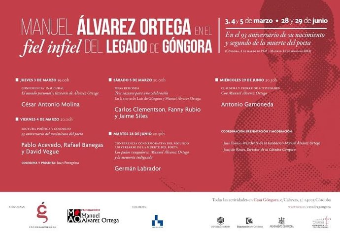 Programación de las actividades