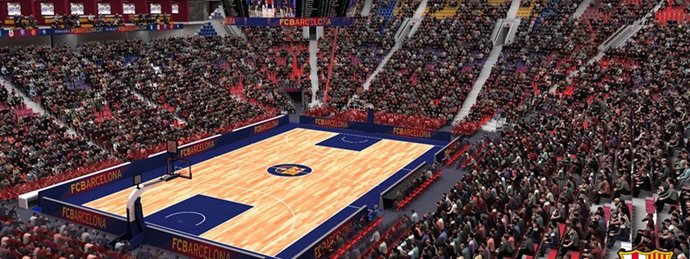 Simulación del nuevo Palau Blaugrana