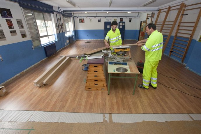 Obras de mantenimiento en los centros educativos de Camargo