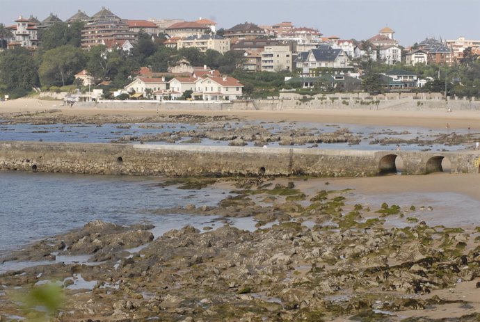 Playa de la Magdalena, en Santander