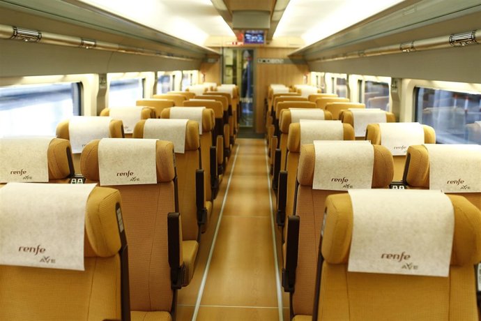 Interior del AVE, Alta Velocidad, Renfe, viaje, viajar, turismo