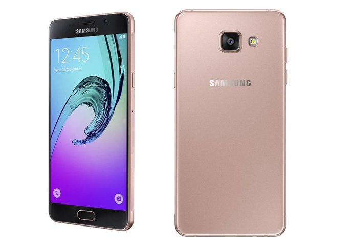 Samsung Galaxy A pink gold