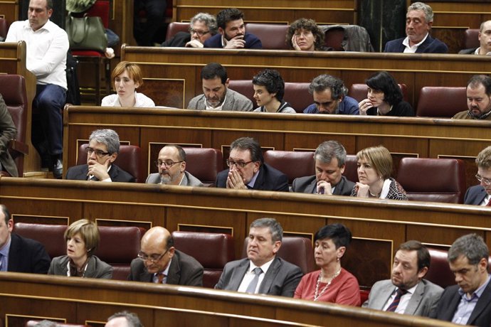 Francesc Homs en el grupo de DL, Democracia y Libertad, en el Congreso