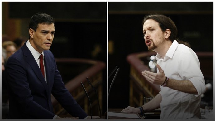 Pedro Sánchez y Pablo Iglesias