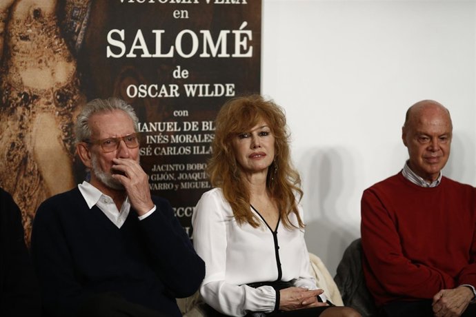 Victoria Vera en la presentación de Salomé