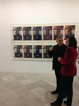 Aguilar en la exposición del CAAC '1957-1975'