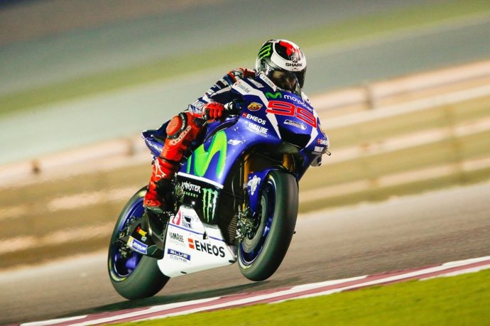 Jorge Lorenzo, el más rápido en el test de Catar de MotoGP