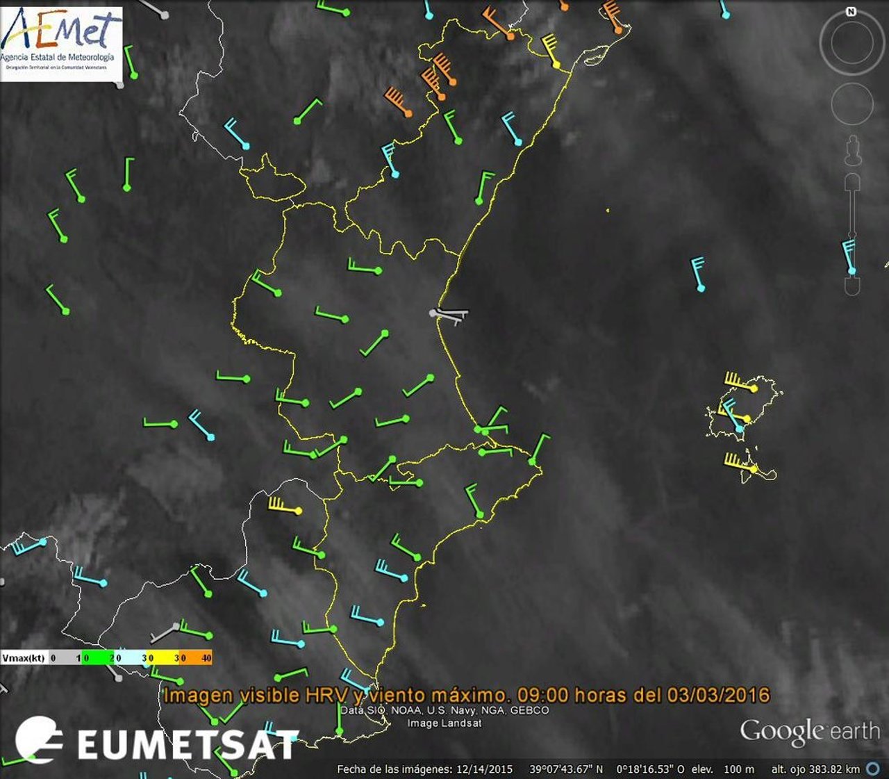 Predicción de este jueves 