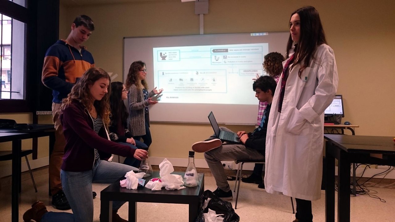 Alumnos de Begoñazpi Ikastola