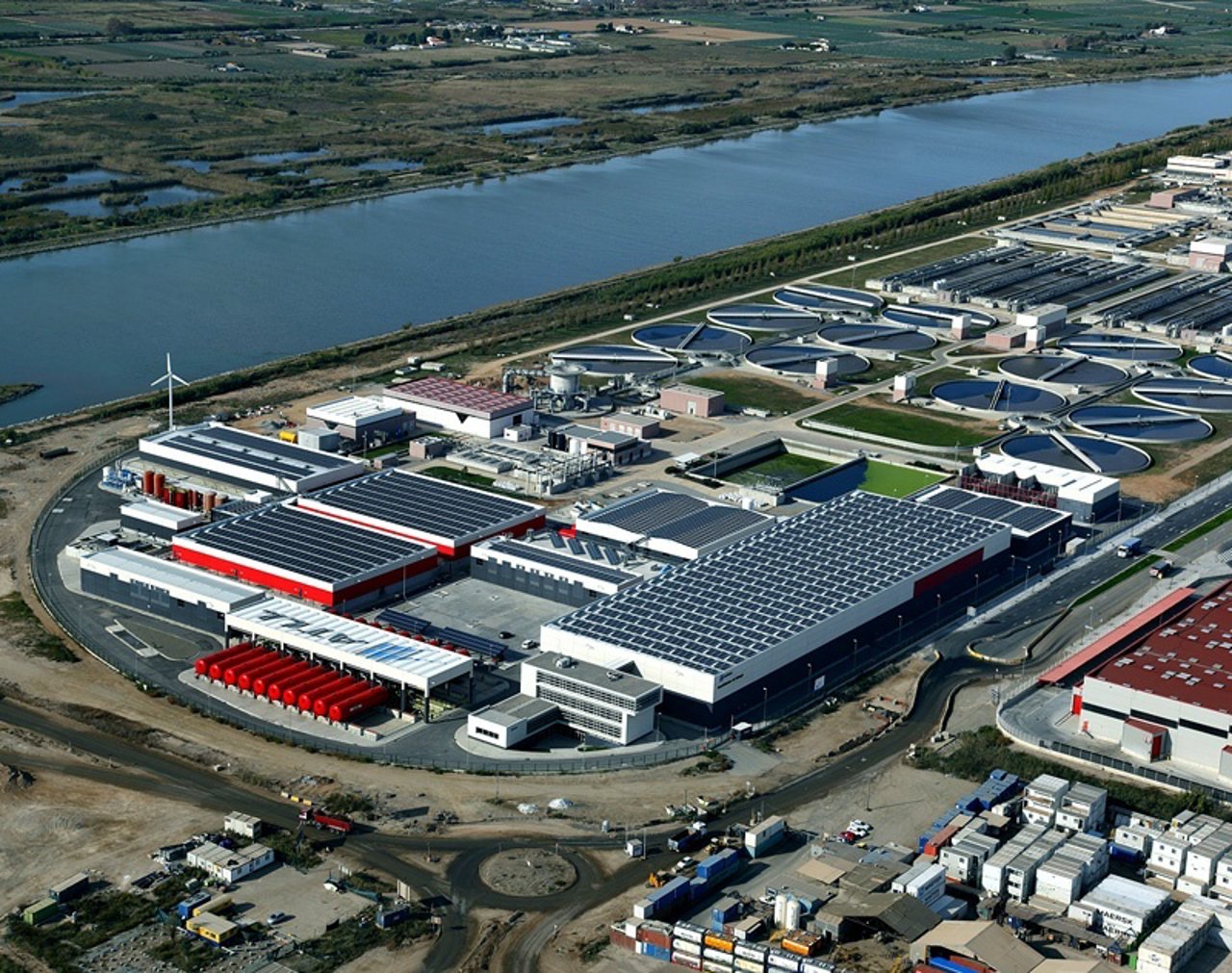 Planta piloto de la desalinizadora del Llobregat