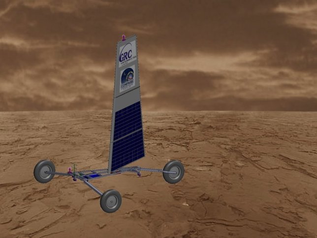 Rover a vela para Venus