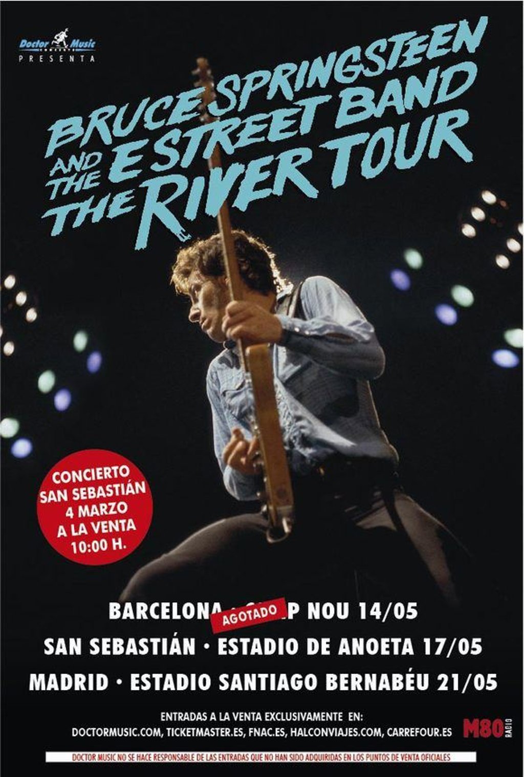 Bruce Springsteen agota entradas en el Camp Nou de Barcelona Bruce Springsteen agota entradas en el Camp Nou de Barcelona