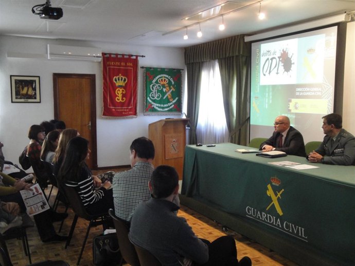 Reunión en la Comandancia de Valladolid. 