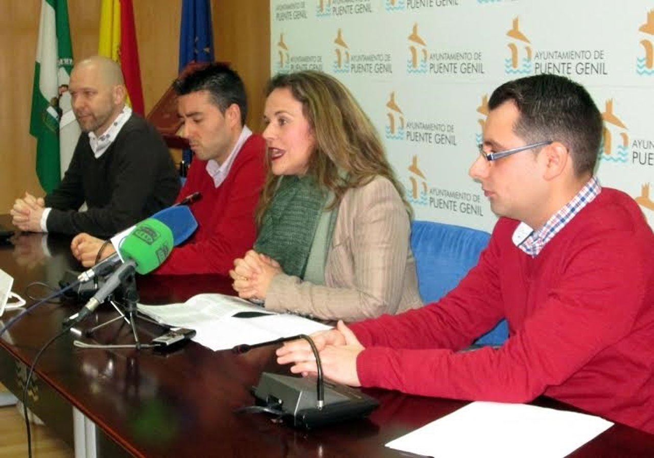 Barbera durante la presentación en Puente Genil