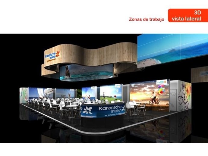 Stand de Canarias en la ITB 2016