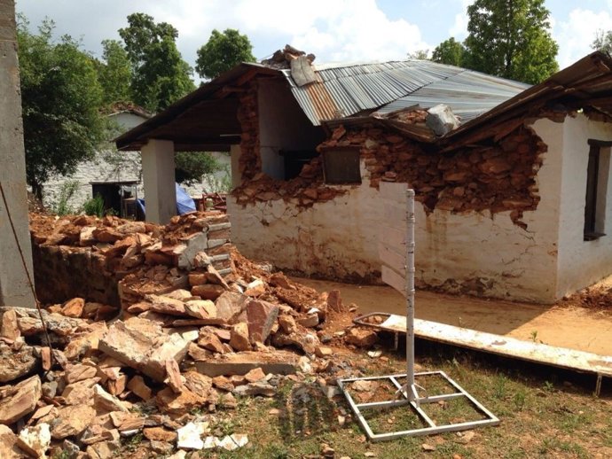 Laboratorio del hospital de Ramechhap (Nepal)