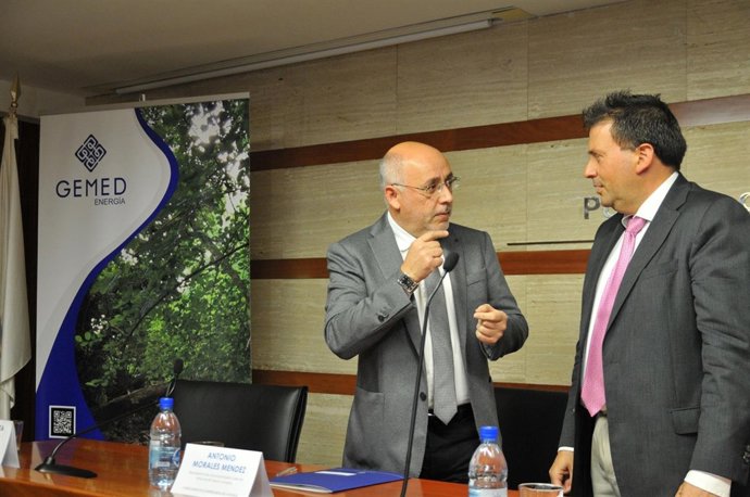 Antonio Morales con Luis Ibarra