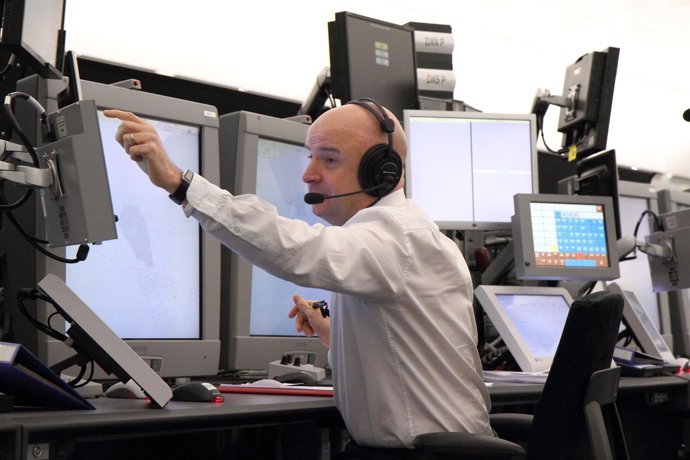 Tecnología de tráfico aéreo de Indra en el centro de control de Nats 