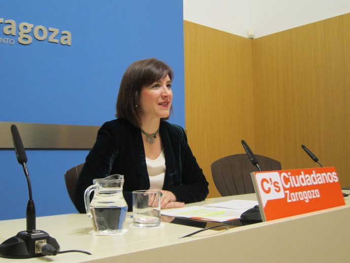 La portavoz de Ciudadanos C's Sara Fernández
