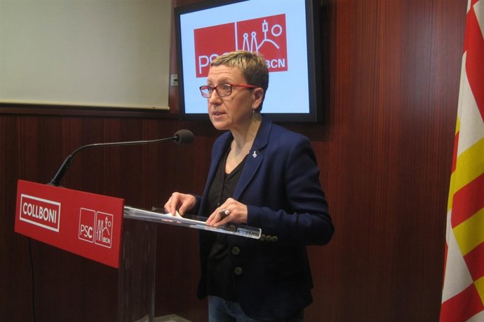 La portavoz del PSC en el Ayuntamiento de Barcelona, Carmen Andrés