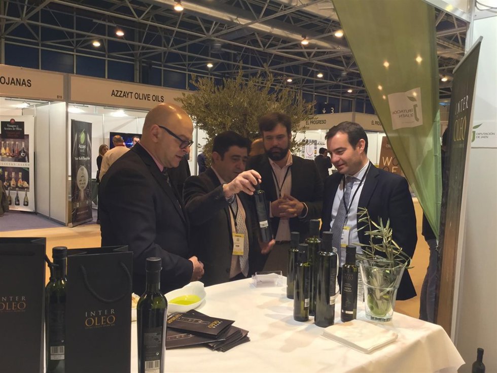 Francisco Reyes, en la World Olive Oil Exhibition (WOOE) 