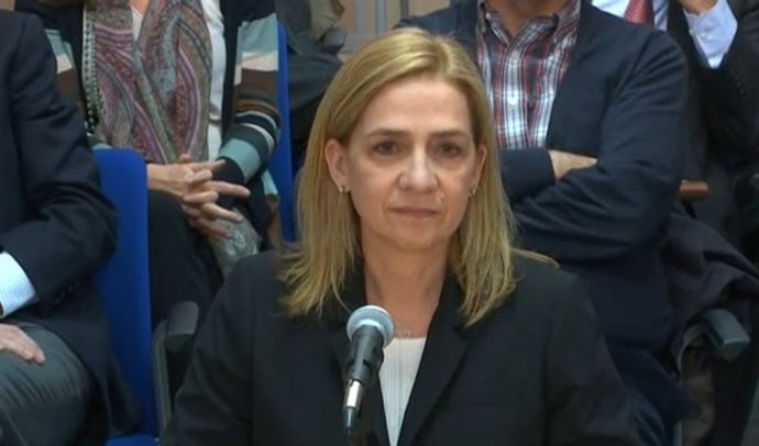Infanta Cristina declara por el caso Nóos