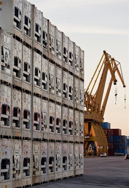Mercancías en el Puerto de Tarragona