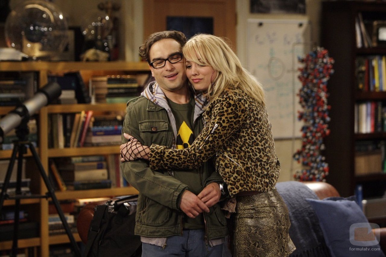 Leonard y Penny en The Big Bang Theory