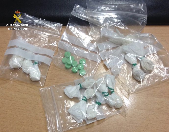 Droga intervenida por la Guardia Civil de La Rioja