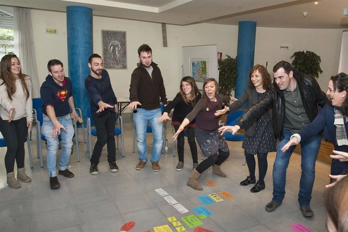 Participantes del curso de Servicio Voluntario Europeo de Erasmus+