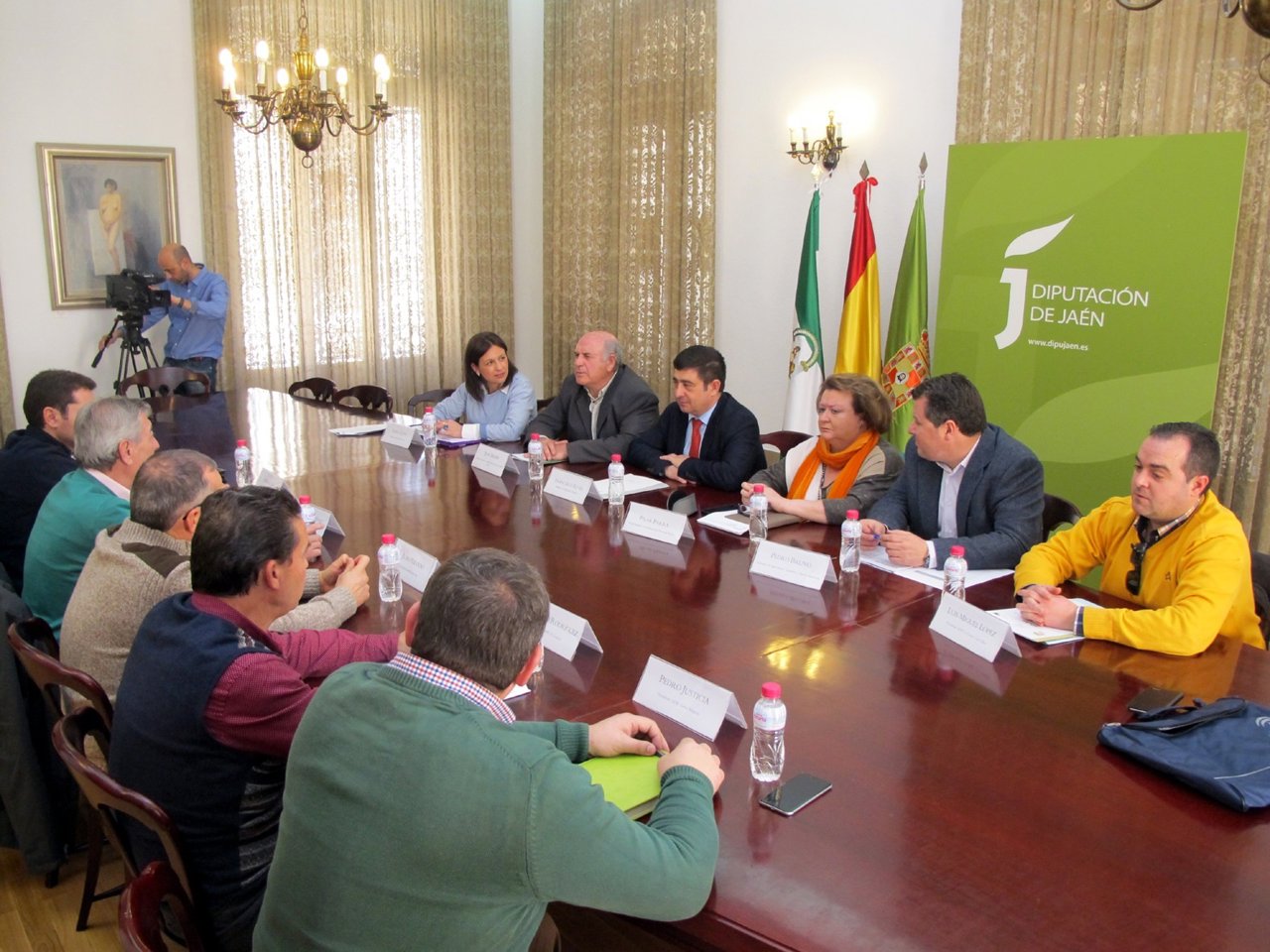 Reyes, en la reunión con los responsables de las ADR de la provincia.