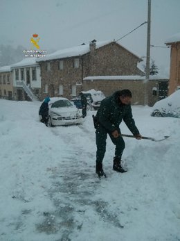 Imagen de un rescate realizado por la Guardia Civil.