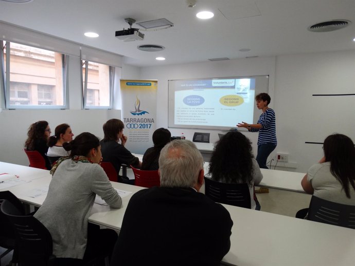 Sesión de formación de voluntarios de Tarragona 2017